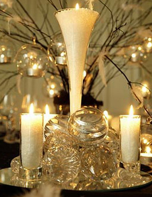 Gold Christmas Table Decorations
