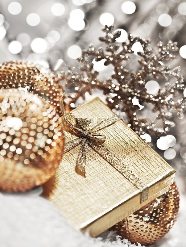 Gold and Silver Christmas Ornament