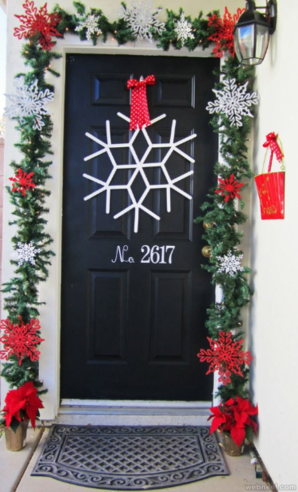 Great Front Door Christmas Decorations