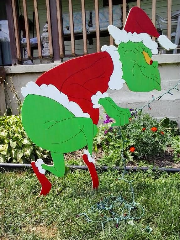 Grinch Stealing Christmas Lights