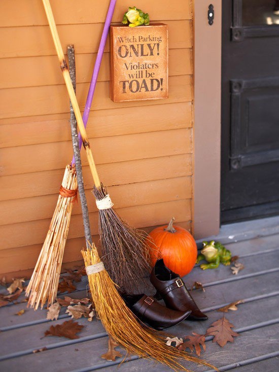 Halloween Decorations Witches Broom