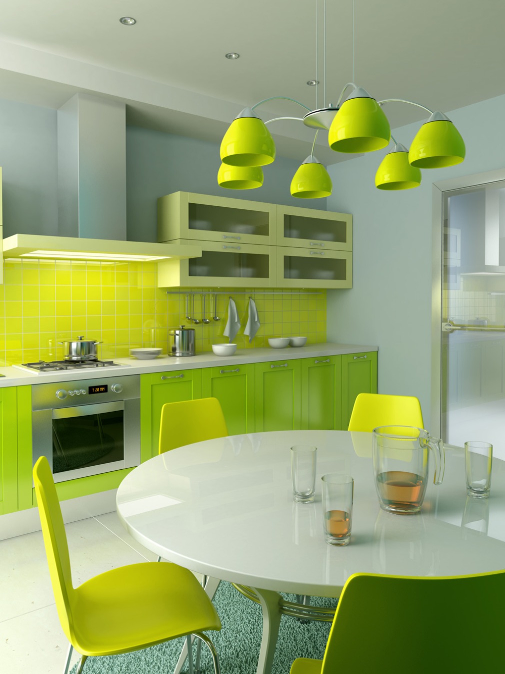 Modern Green Kitchens Design Inspiration