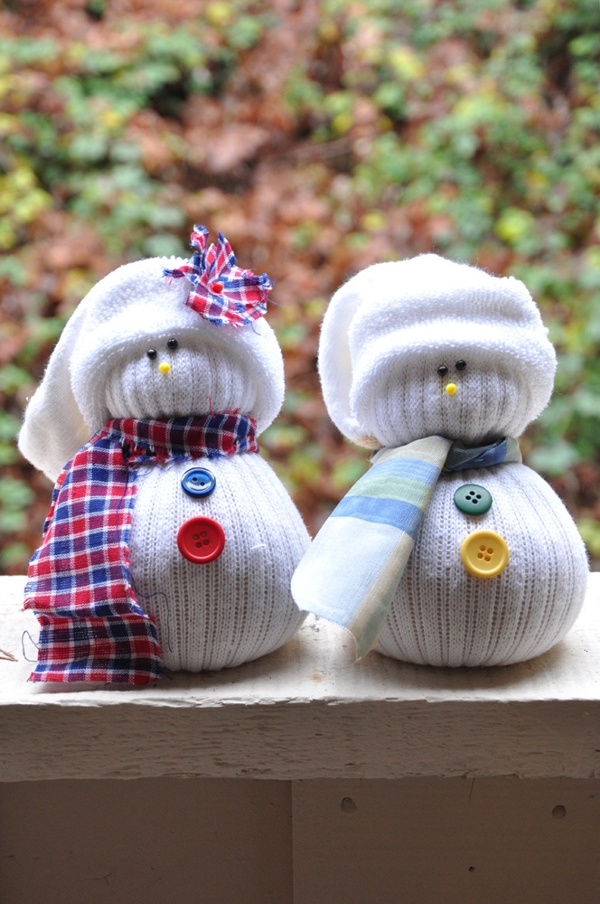 Pinterest Sock Snowman Craft