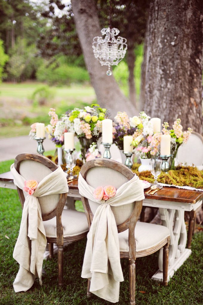Shabby Chic Wedding Table