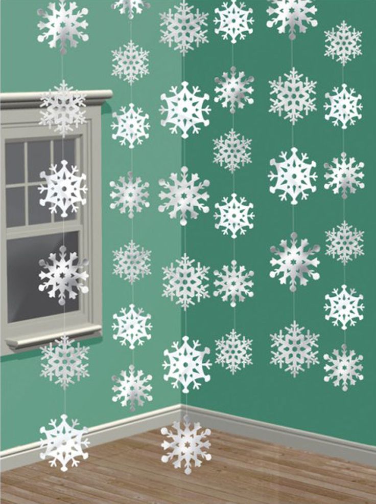 Snowflake Christmas Decoration Party Idea