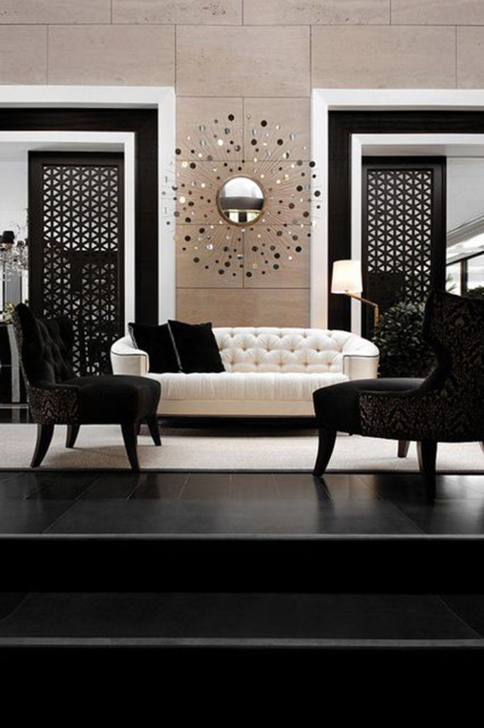 25 Black Living Room Design Ideas - Decoration Love