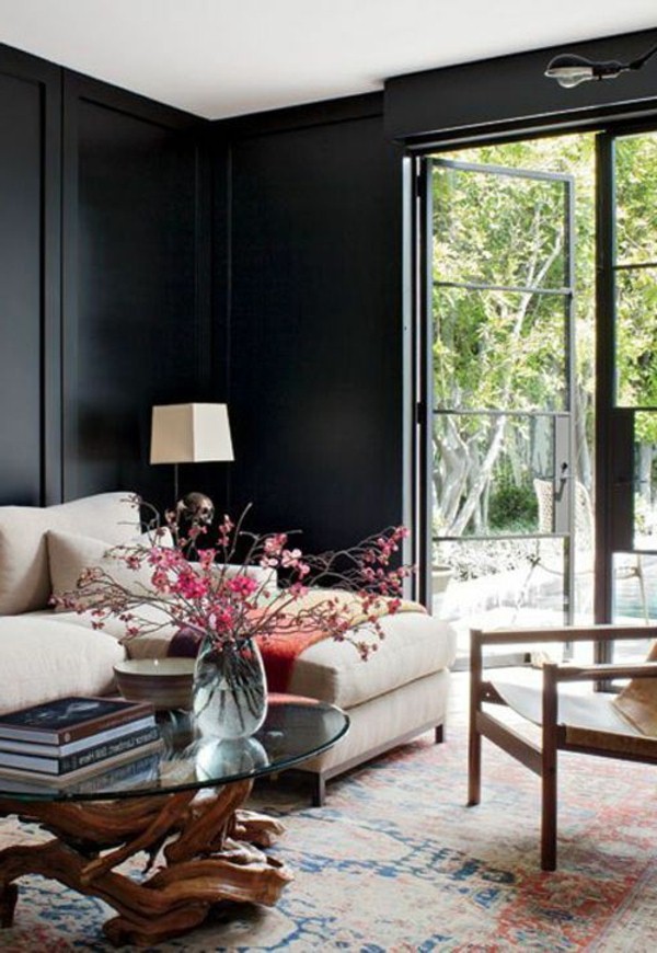 best-black-living-room