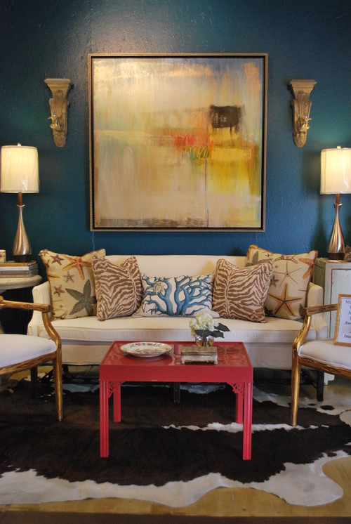 blue-and-coral-living-room