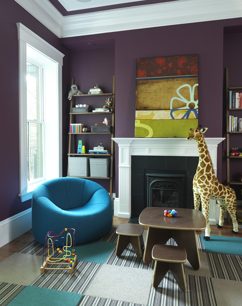 purple-kid-rooms-with-dark-walls