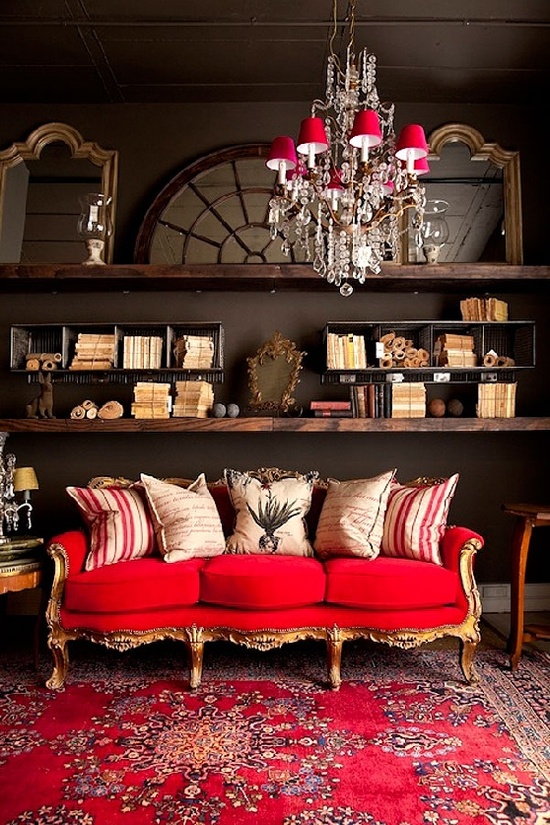 red-and-brown-living-room