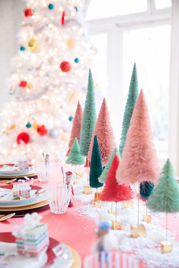 Whimsical Christmas Table Decorations