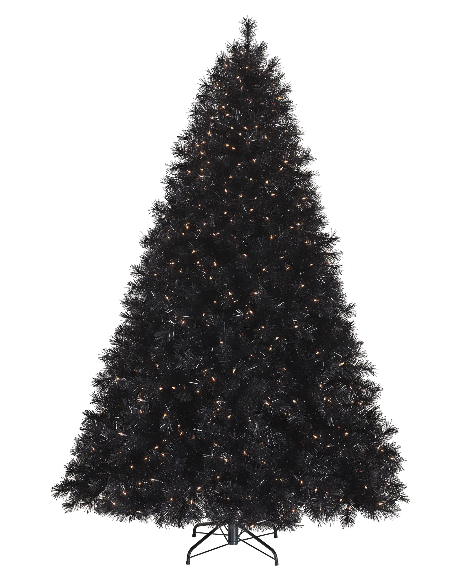 black-artificial-christmas-tree-design