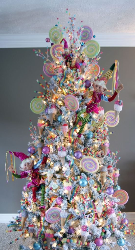 46 Famous Candy Christmas Tree Decorations Ideas - Decoration Love