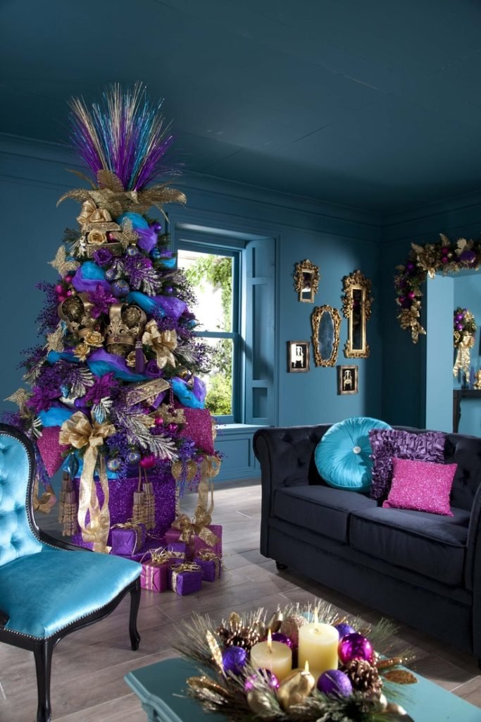 34 Blue Christmas Tree Decorations Ideas - Decoration Love