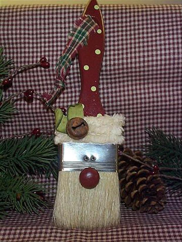 paintbrush-santa-ornament-craft-ideas-christmas