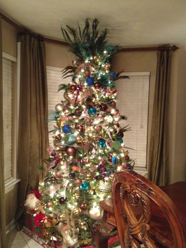 peacock-christmas-tree-idea