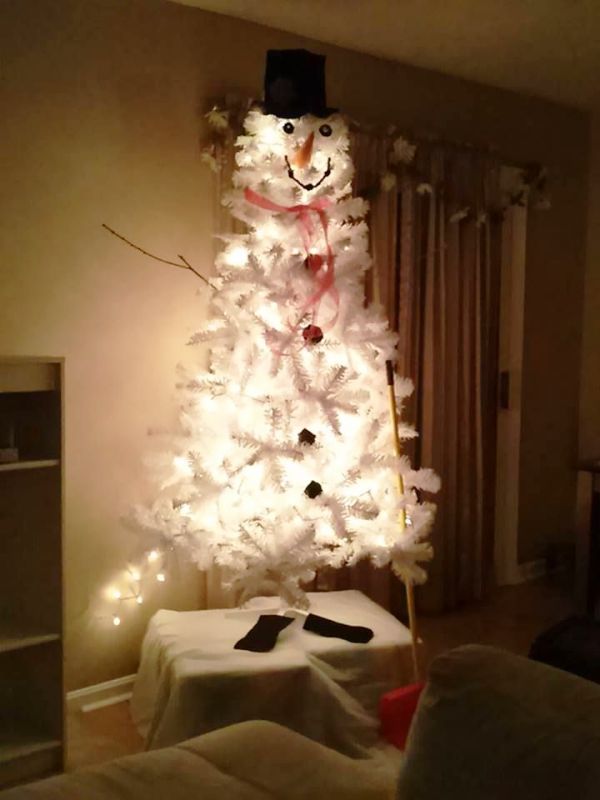 pinterest-snowman-christmas-tree-ideas