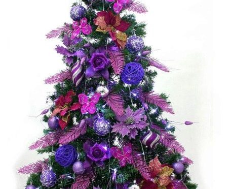 35 Purple Christmas Tree Decorations Ideas You Can't Miss - Decoration Love