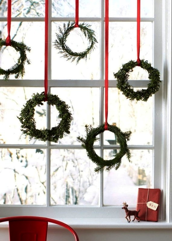 25 + White Christmas Window Decorations Ideas - Decoration Love