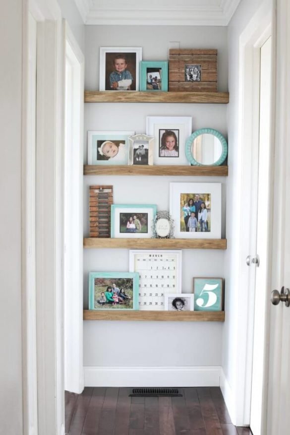 23 Styles in Trend for Decorating the Wall With Photos - Decoration Love