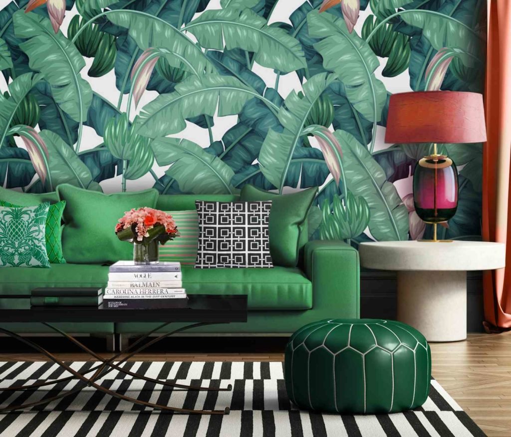 17 Tropical Wallpaper Ideas to Wake Up the Living Space – Decoration Love